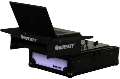 Odyssey FFXGS10MIXBL Fx 10In Mixer Led Glide Cas - ProSound and Stage Lighting