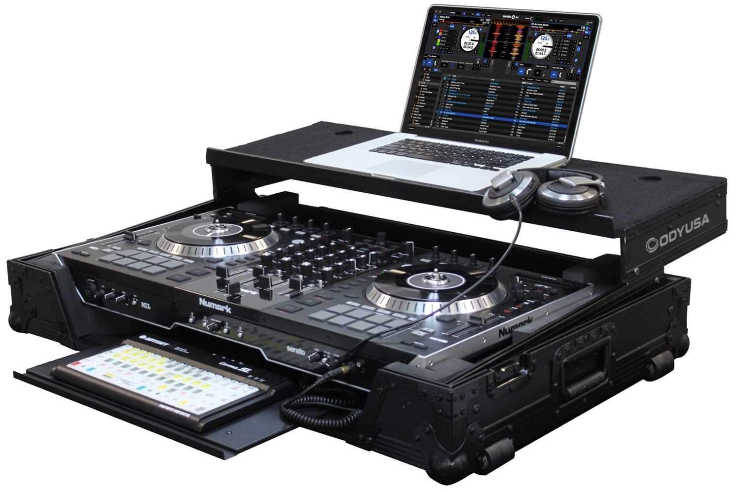 Odyssey Glide Case for Numark NS7II DJ Controller - ProSound and Stage Lighting