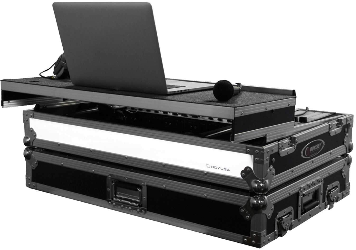 Odyssey FFXGSTKS4FX1W DJ Traktor Kontrol Case with Laptop Tray - ProSound and Stage Lighting