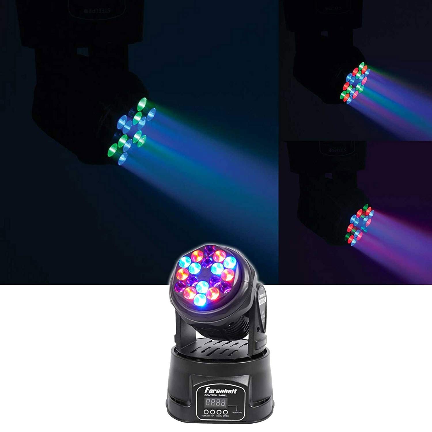 Farenheit FH318MH 18x3W RGB Moving Head Fixture - ProSound and Stage Lighting