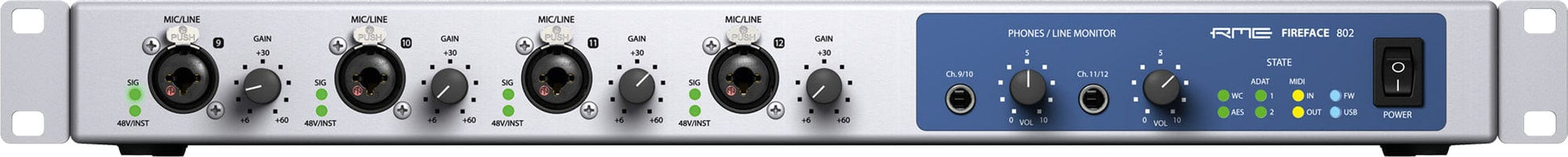 RME Fireface 802 24 60-Channel USB 2.0 or FW Audio Interface - PSSL ProSound and Stage Lighting