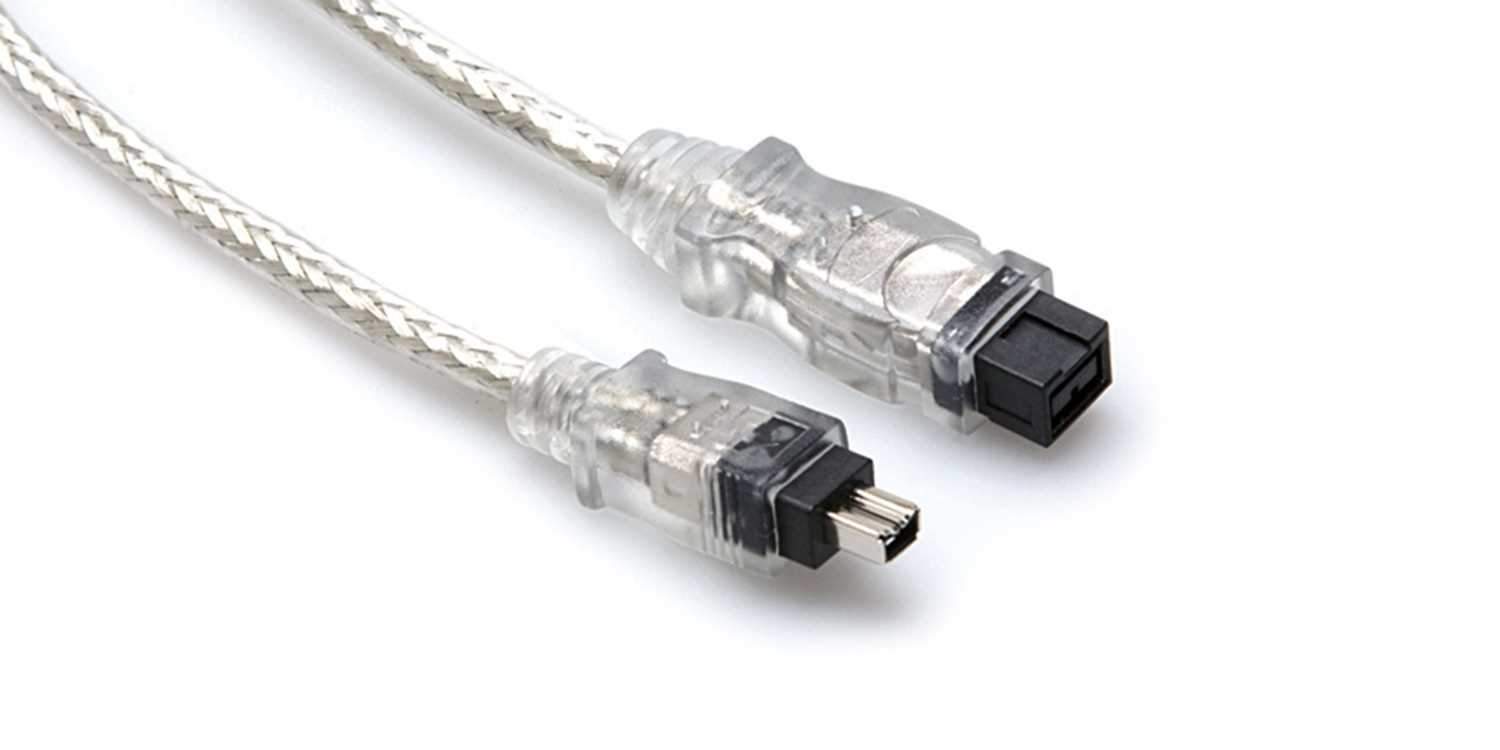 Hosa FIW-94-115 FireWire 800 Cable 4 to 9-pin 15ft - ProSound and Stage Lighting