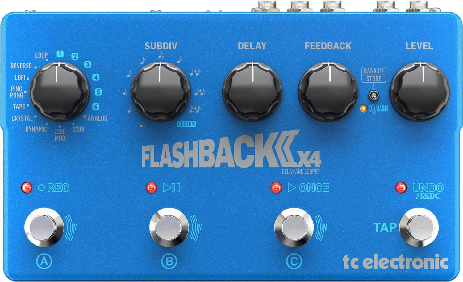 TC Electronic Flashback 2x4 Delay Pedal - ProSound and Stage Lighting