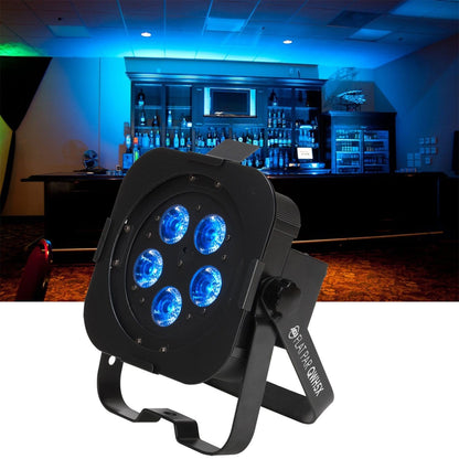 American DJ Flat Par QWH5X RGBW LED Wash Light - ProSound and Stage Lighting