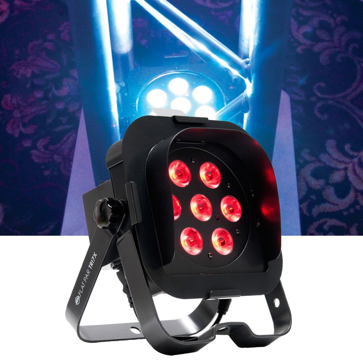 ADJ American DJ Flat Par Tri 7XS RGB LED Wash Light - ProSound and Stage Lighting
