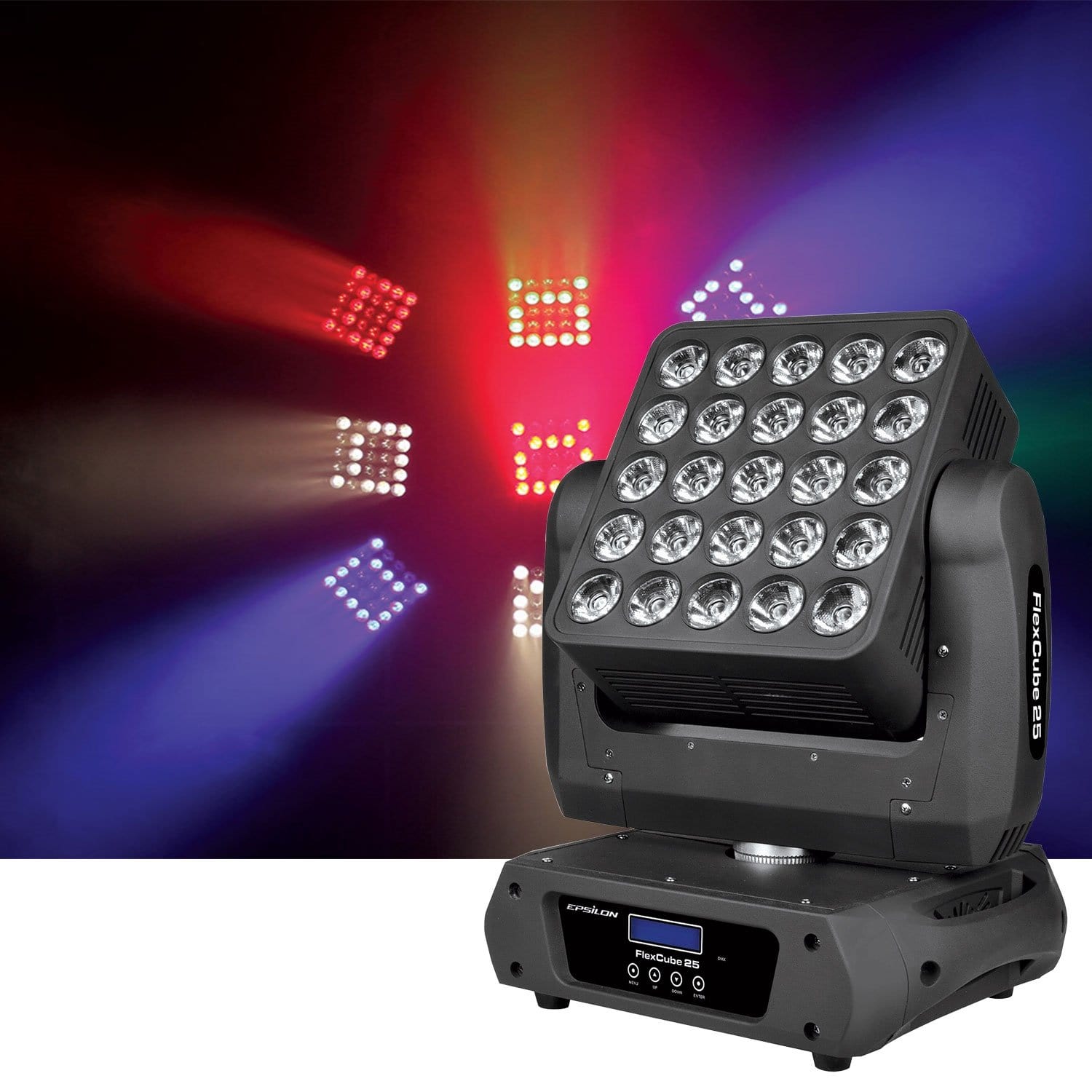 Epsilon FlexCube 25 250-Watt LED Moving Head Wash - ProSound and Stage Lighting