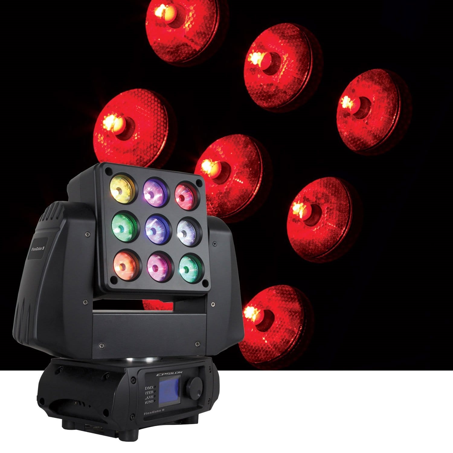 Epsilon FlexCube 9 90-Watt LED Moving Head Light - ProSound and Stage Lighting
