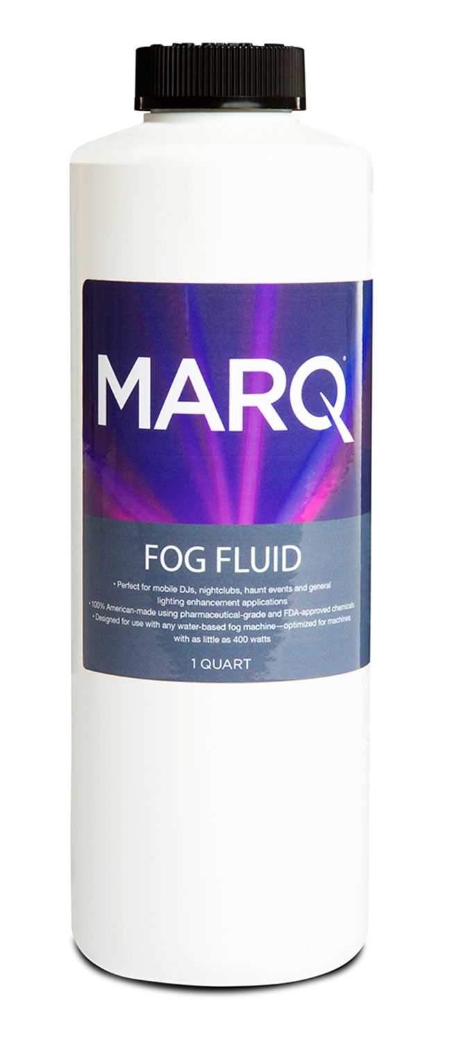 MARQ Medium Density Water-Based Fog Fluid Quart - ProSound and Stage Lighting