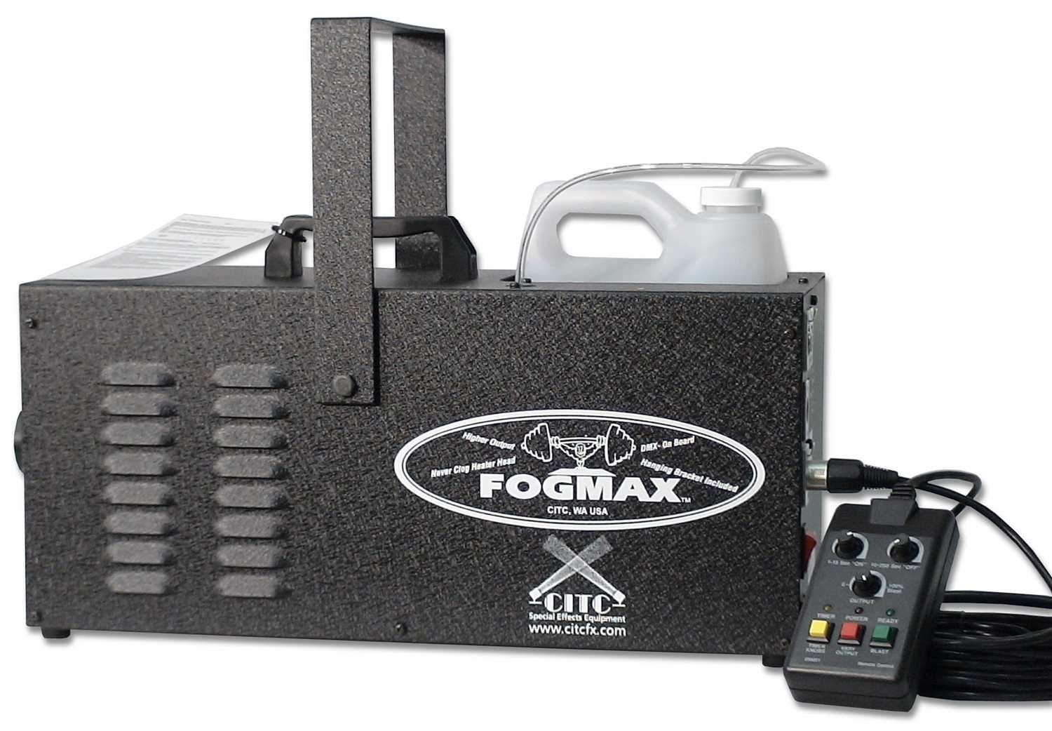 CITC FogMax DMX Fog Machine with Remote - ProSound and Stage Lighting