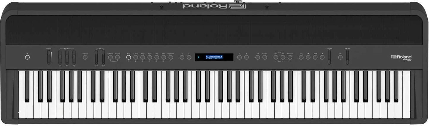 Roland FP-90-BK Portable Digital Piano in Black - ProSound and Stage Lighting