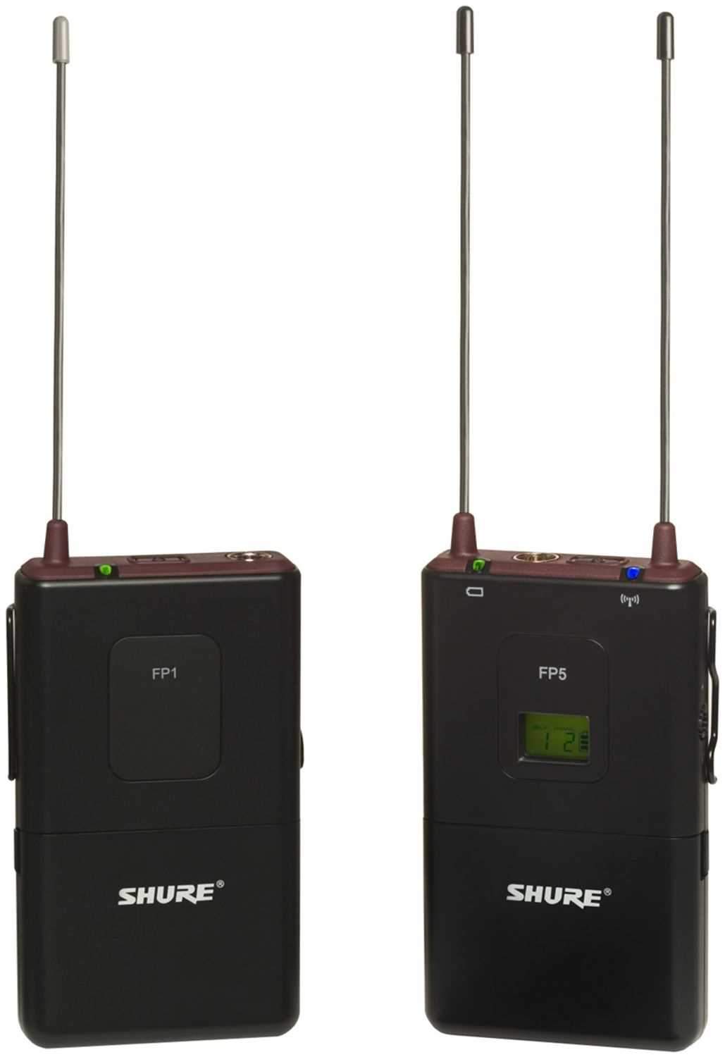 Shure FP15 Wireless Bodypack & FP5 Receiver - ProSound and Stage Lighting