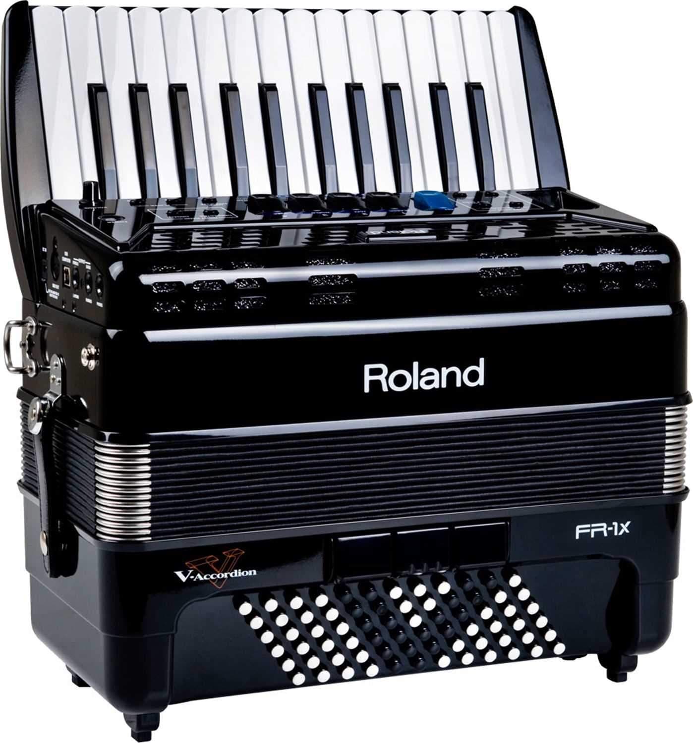 Roland FR-1X-BK V-Accordian Lite-Black with Keys - ProSound and Stage Lighting