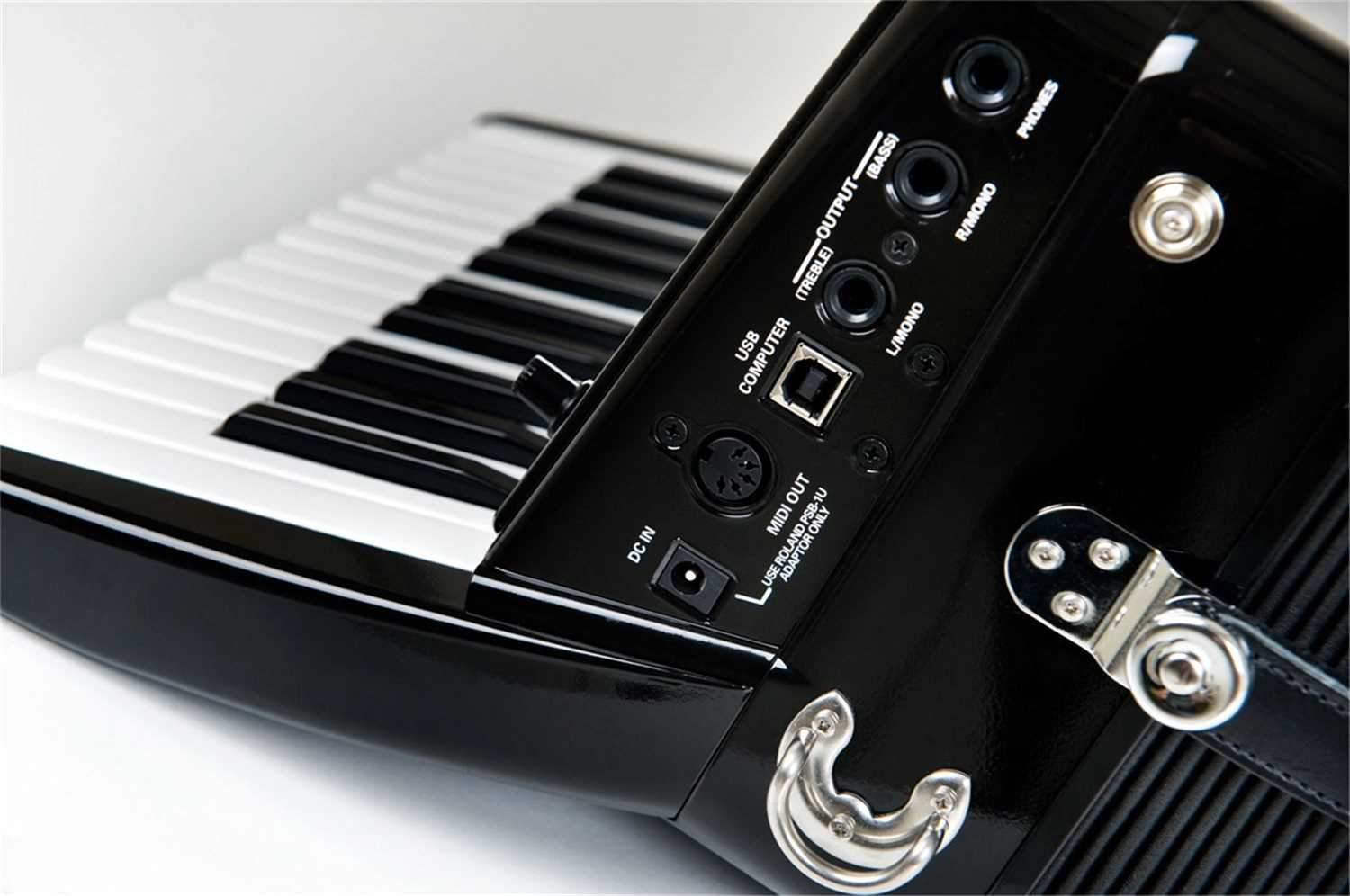 Roland FR-1X-BK V-Accordian Lite-Black with Keys - ProSound and Stage Lighting