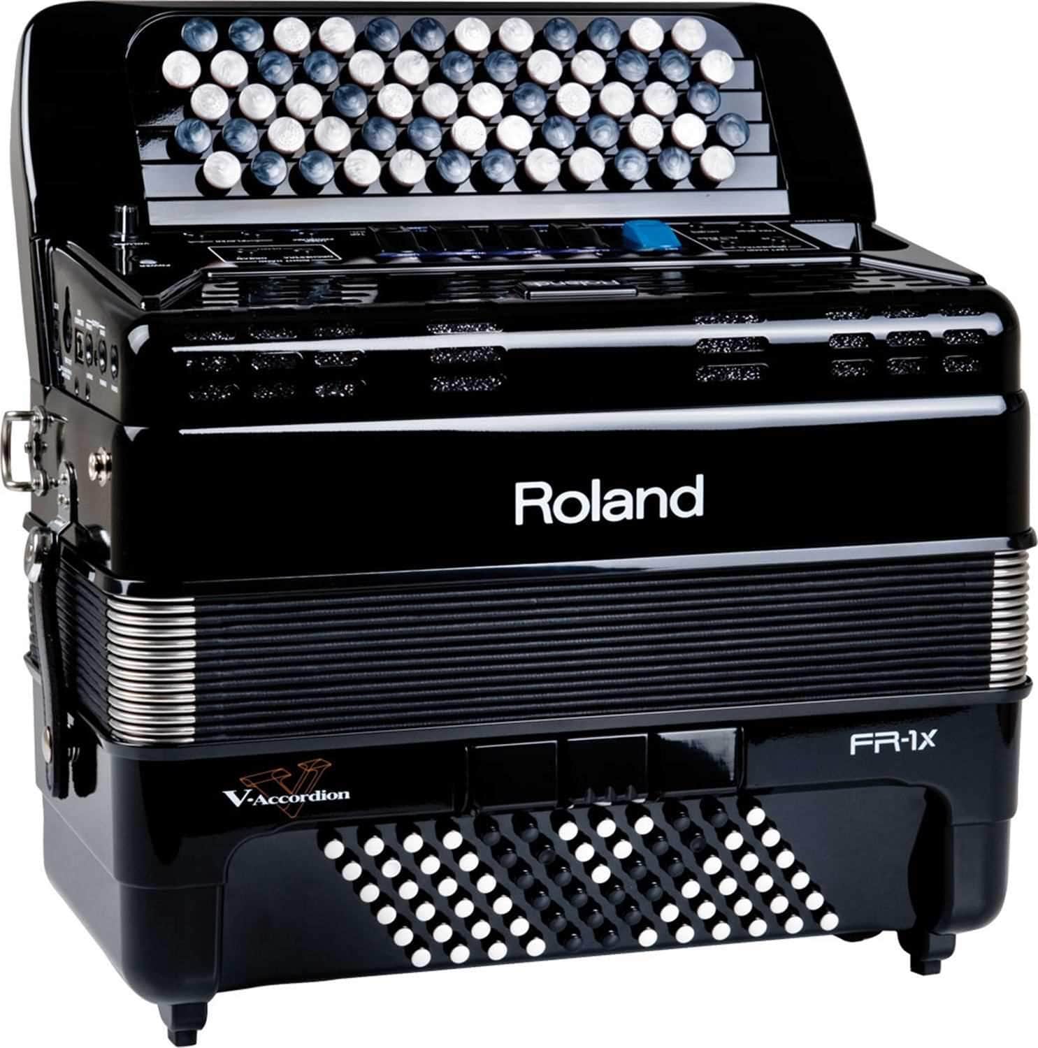 Roland FR-1XB-BK V-Accordian Lite-Black with Buttons - ProSound and Stage Lighting