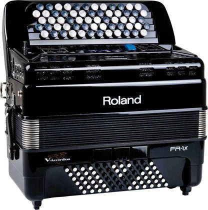 Roland FR-1XB-BK V-Accordian Lite-Black with Buttons - ProSound and Stage Lighting
