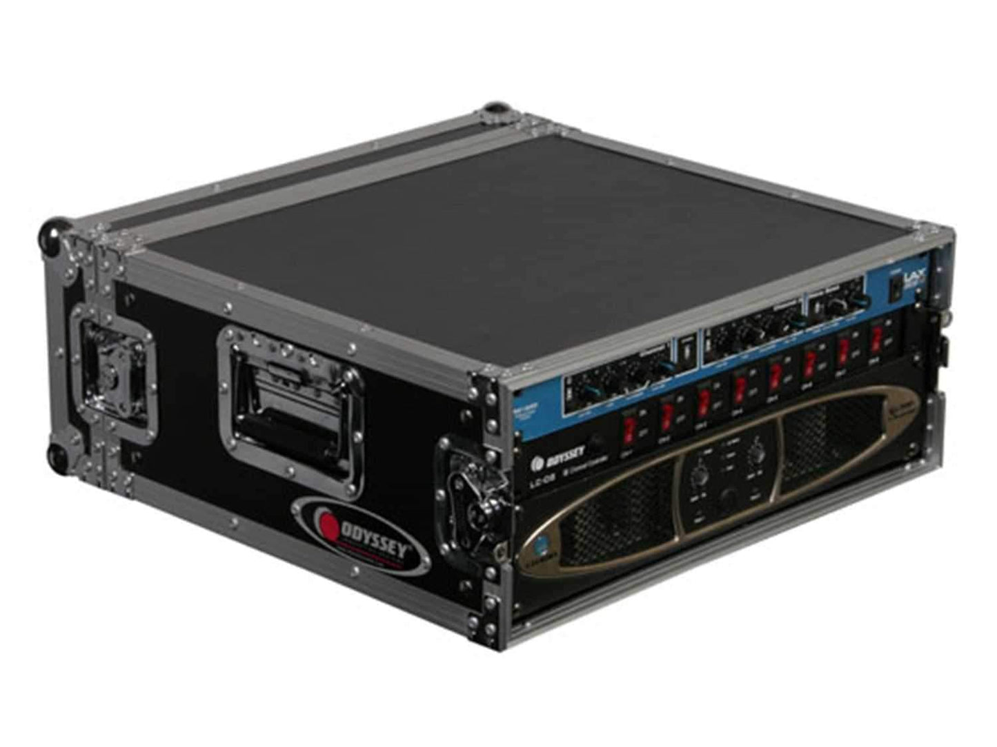 Odyssey FRAR4E 4 Space Amp Rack Case - ProSound and Stage Lighting