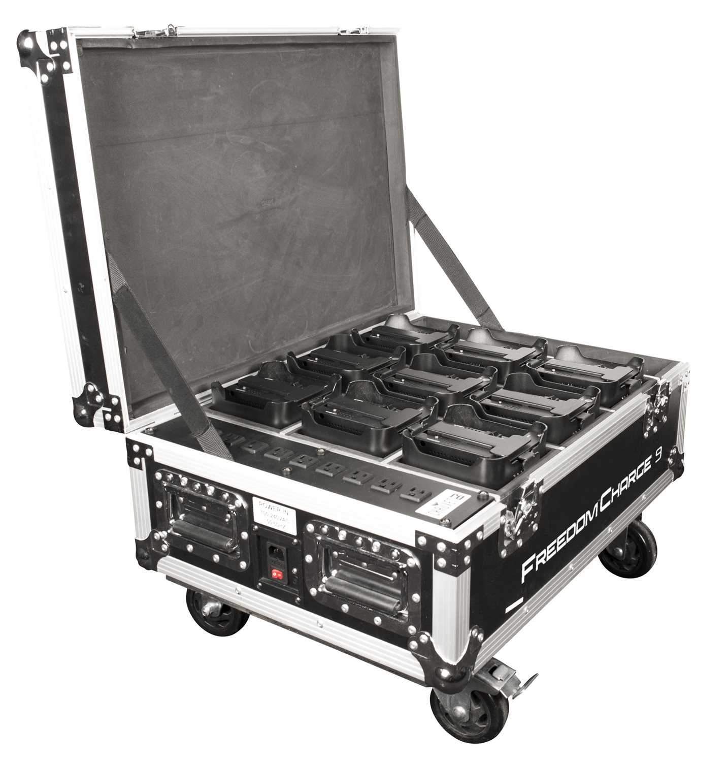 Chauvet Freedom Charge 9 Road Case & Charger - ProSound and Stage Lighting