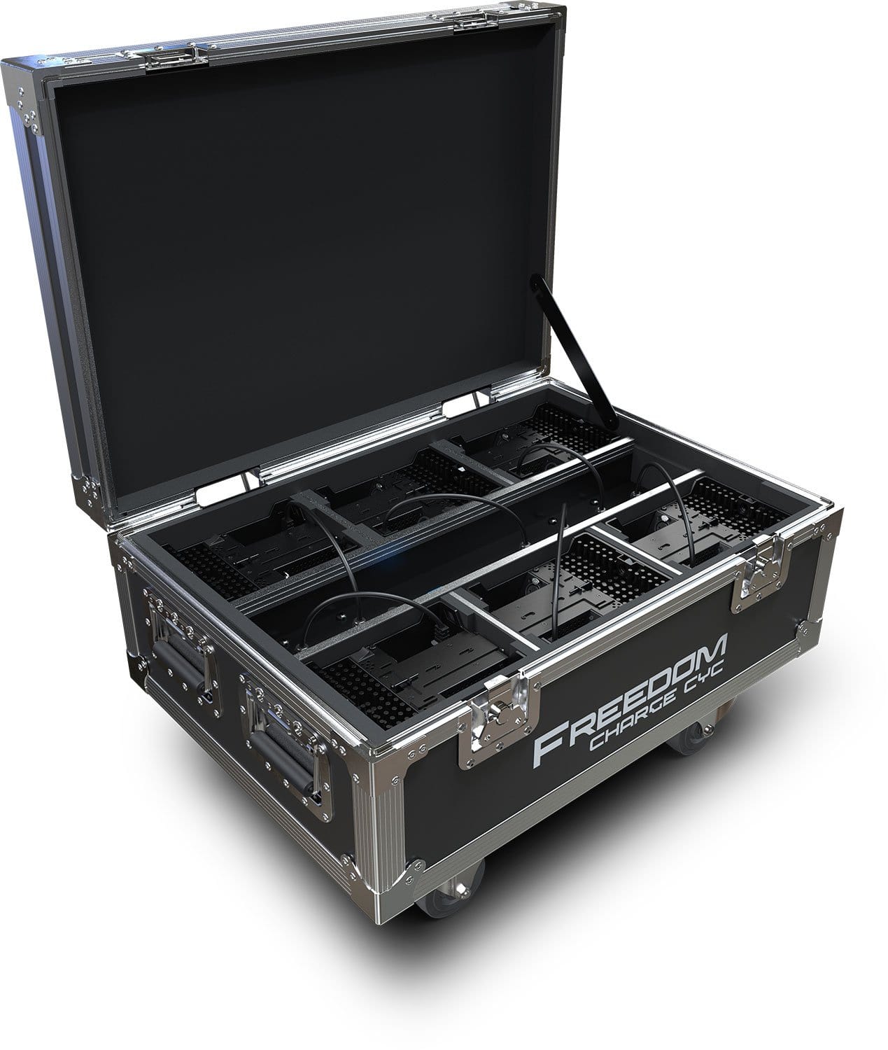 Chauvet Freedom Charge CYC Road Case Holds 6 - PSSL ProSound and Stage Lighting