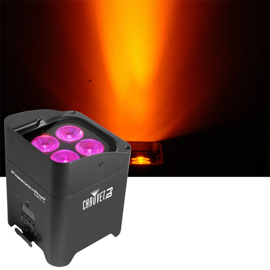 Chauvet Freedom Par Hex-4 D-Fi Wireless Rechargeable LED Wash Light - ProSound and Stage Lighting