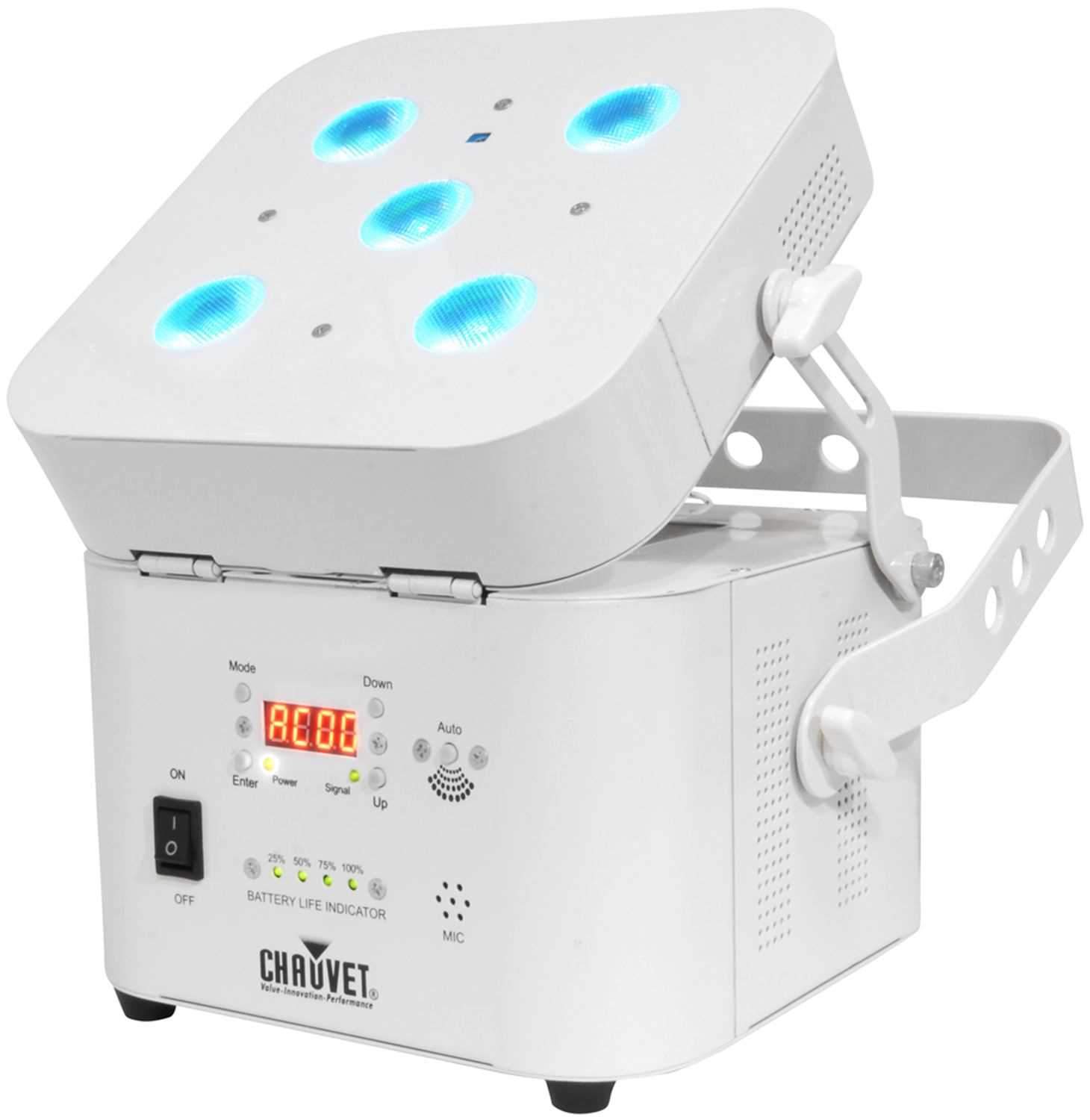 Chauvet FreedomPar Quad-5 RGBA Wireless LED White - ProSound and Stage Lighting