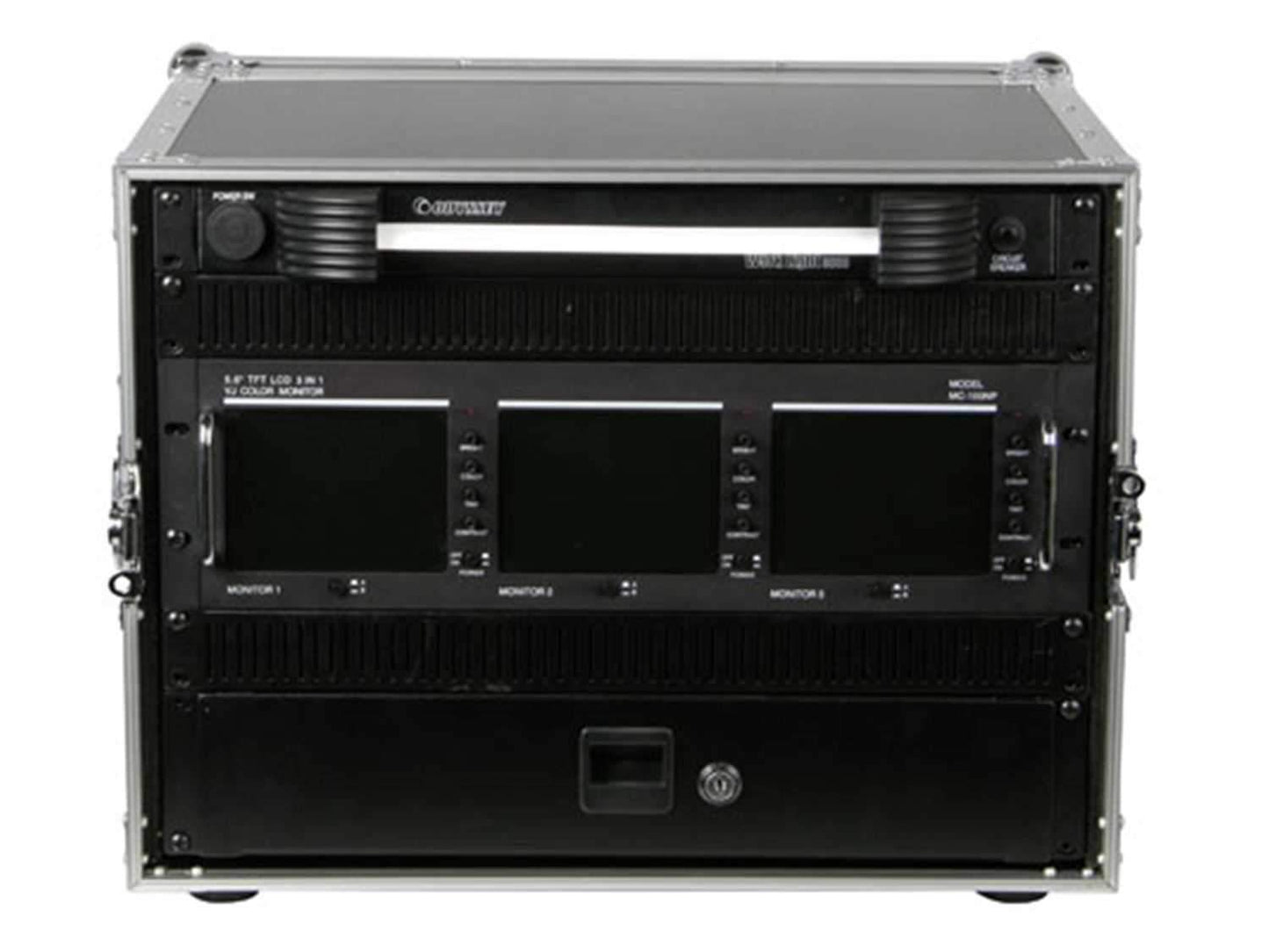 Odyssey FRER8 8 Space Effects Rack Case - ProSound and Stage Lighting