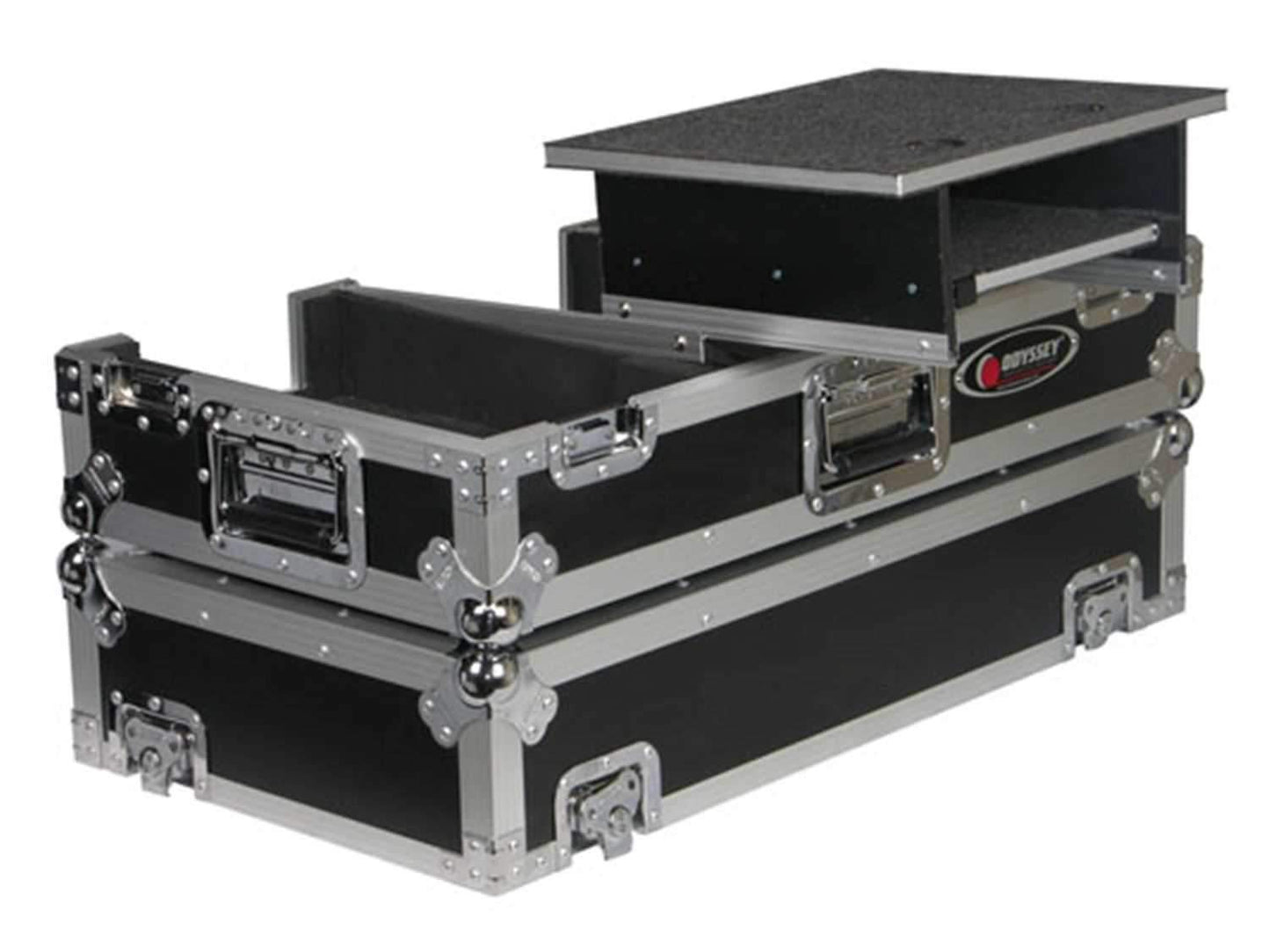 Odyssey FRGS4400W Glide Style DJ Case for (2) CD Players & Mixer - ProSound and Stage Lighting
