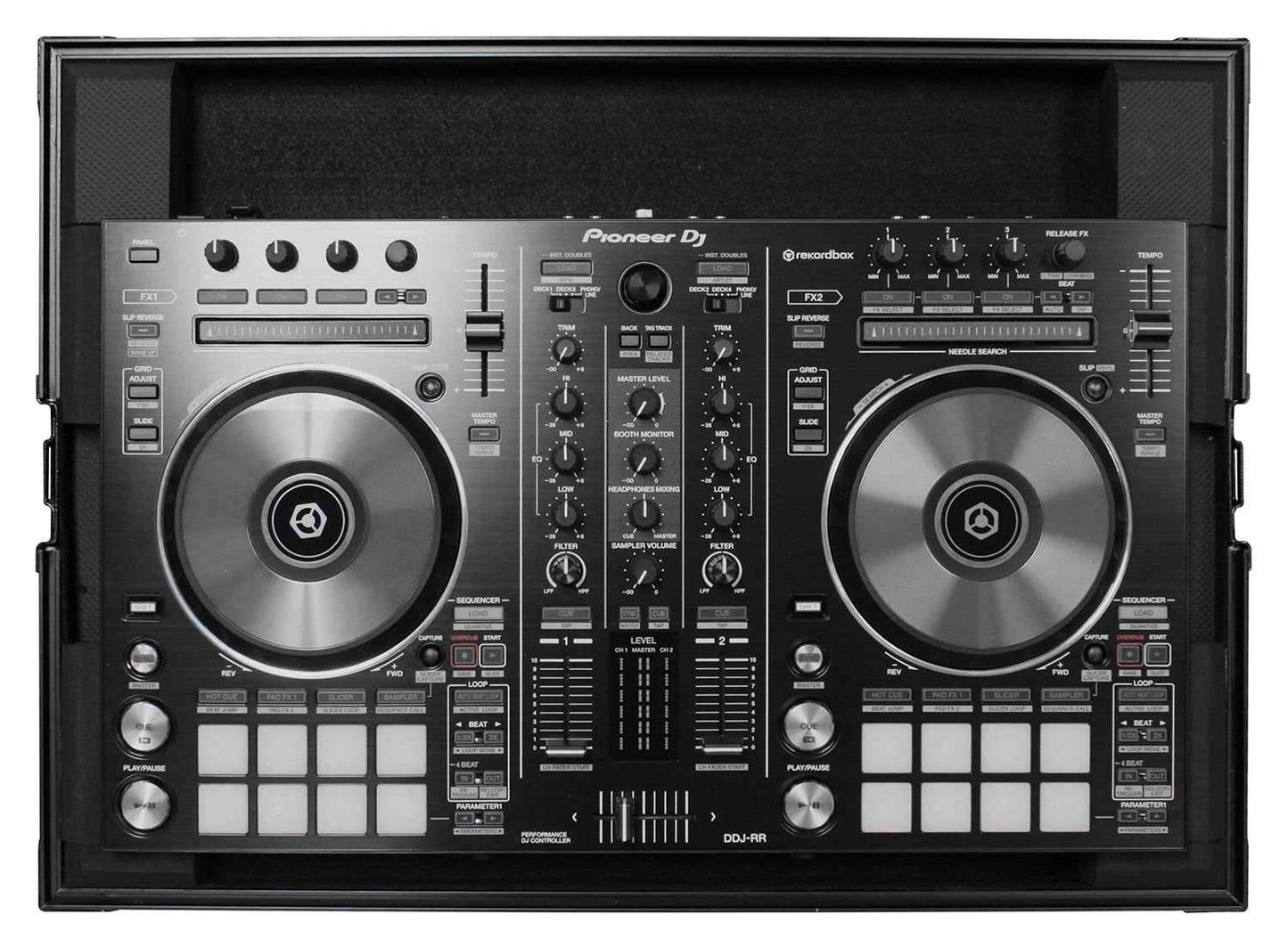 Odyssey FRPIDDJRBBL Black Label DJ Controller Case for Pioneer DDJ-RB - ProSound and Stage Lighting