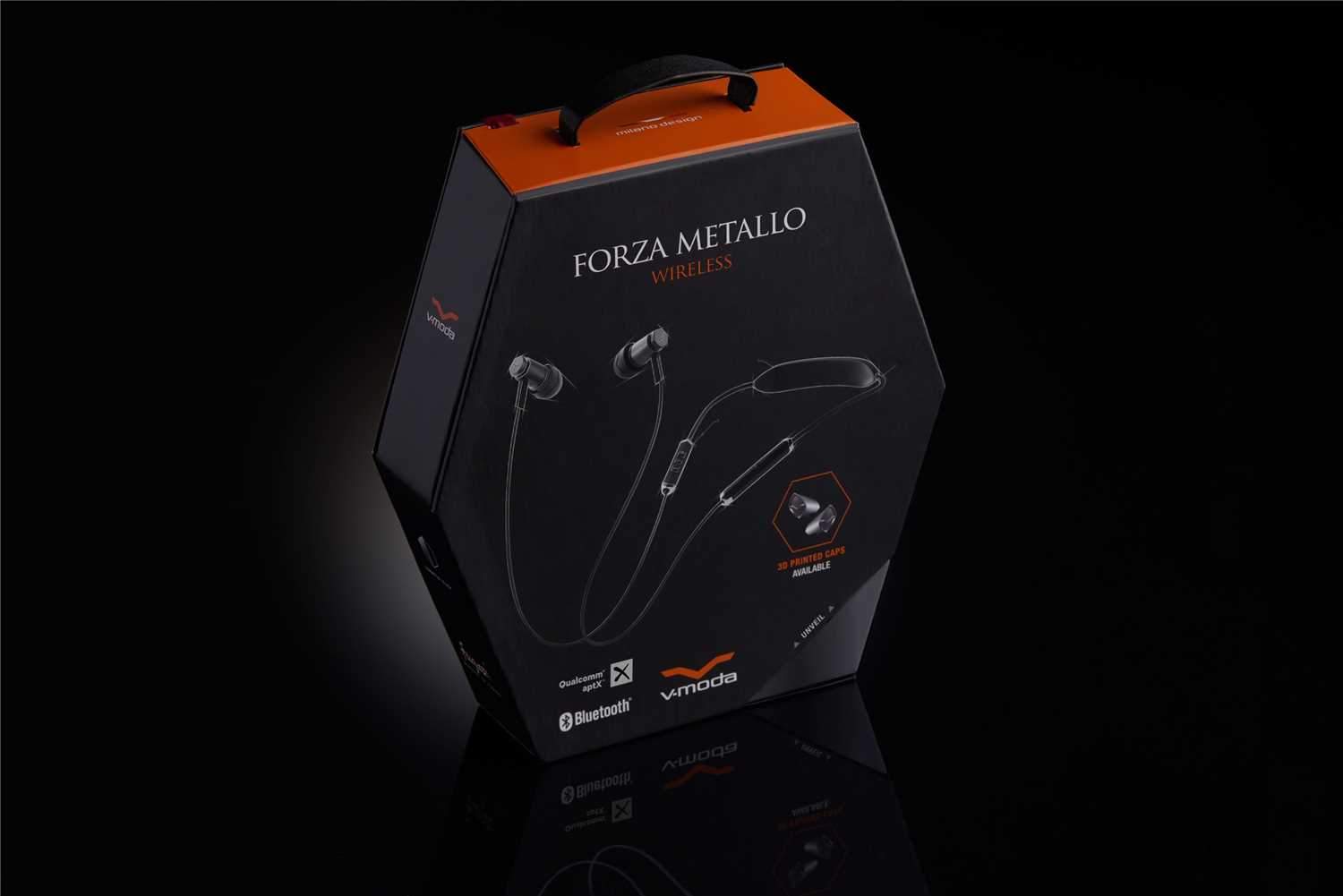 V-MODA Forza In-Ear Wireless Headphone - Black - ProSound and Stage Lighting
