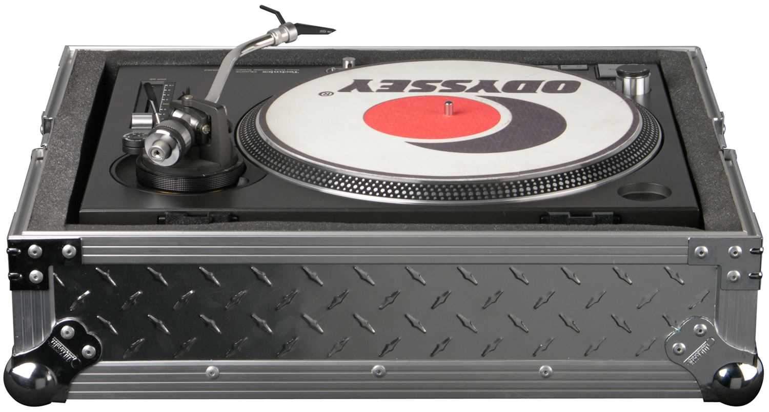 Odyssey FTTDIAII Slvr Dia Plate Turntable Case - ProSound and Stage Lighting