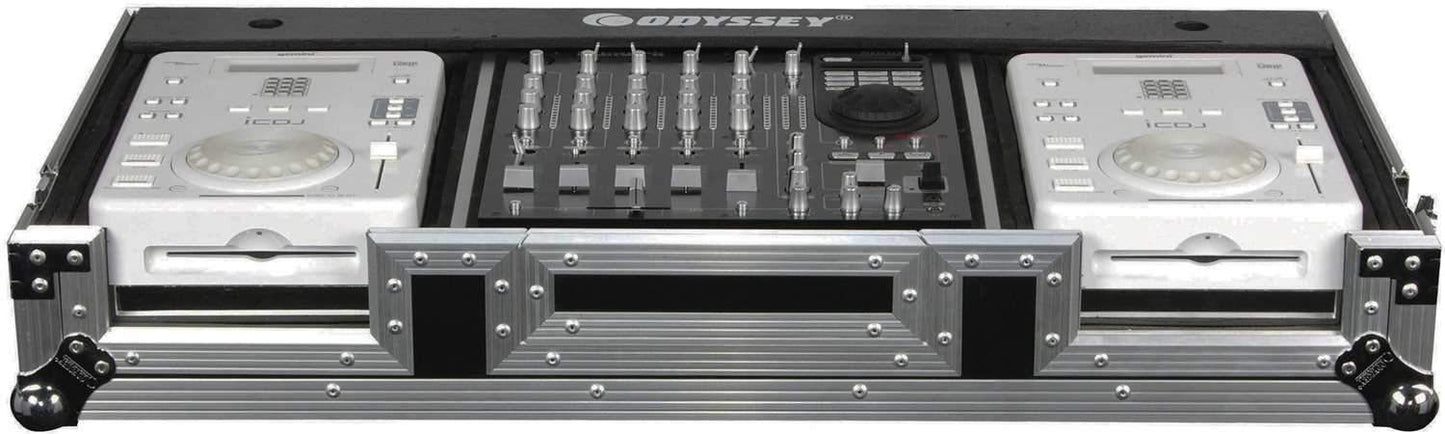 Odyssey FZ12CDIW Coffin For 2-Icdx & 12-Inch Mixer - ProSound and Stage Lighting