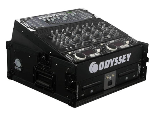 Odyssey FZ1002-BL Combo Rack 10u Top & 2u Bottom - ProSound and Stage Lighting