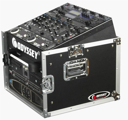 Odyssey ATA Combo Rack 10U Slant 6U Vertical - ProSound and Stage Lighting