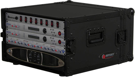 Odyssey FZAR06BL Black Label 6 Space Amp Rack - ProSound and Stage Lighting
