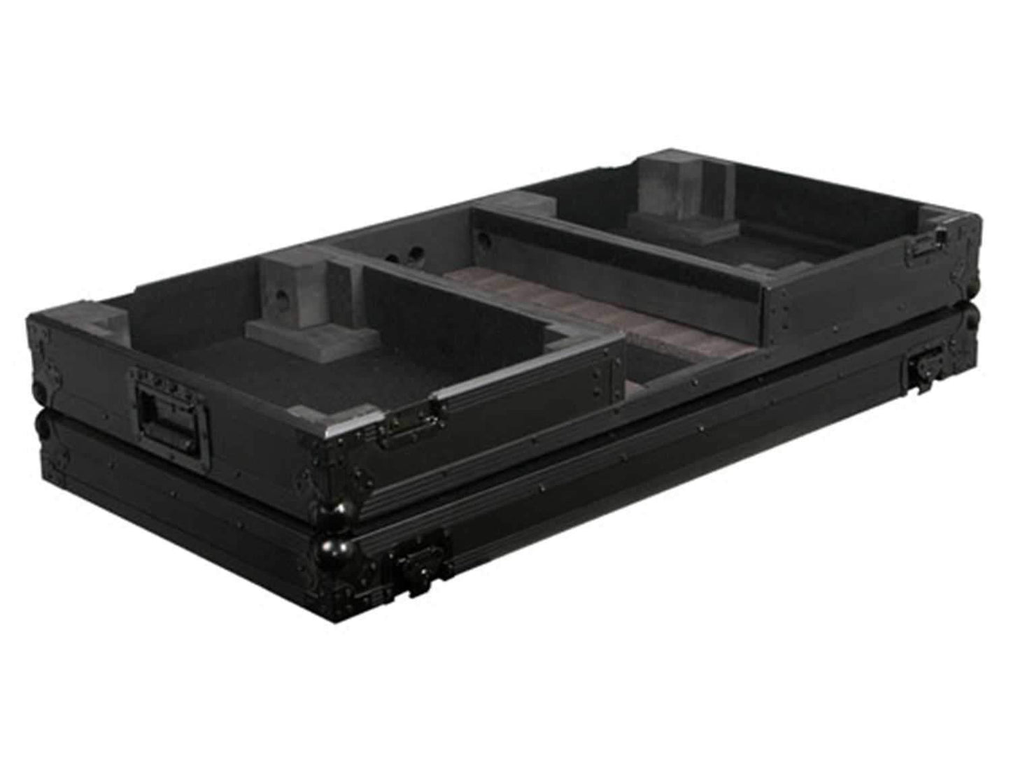 Odyssey FZBM10W-BL Black DJ Coffin Case for 10" Mixer & Turntables - PSSL ProSound and Stage Lighting