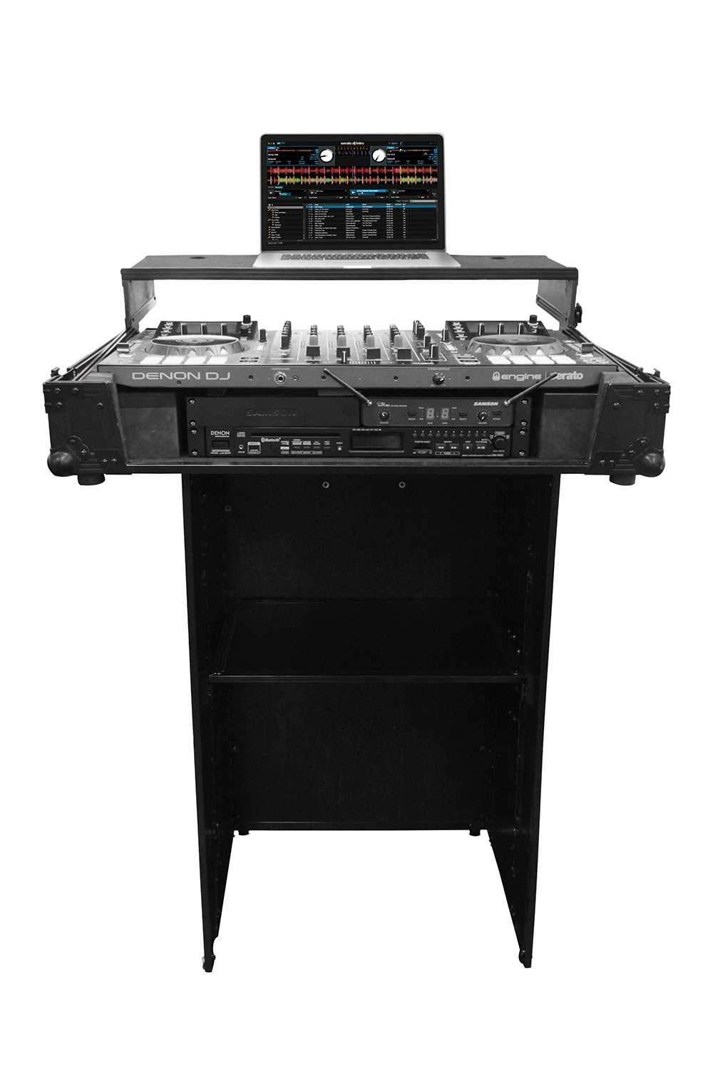Odyssey FZF2136BL Black Label 21 x 36-Inch Fold-Out DJ Facade - ProSound and Stage Lighting