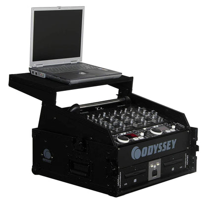 Odyssey FZGS1002BL Black Label Glide 10U x 2U Combo Rack Case - ProSound and Stage Lighting