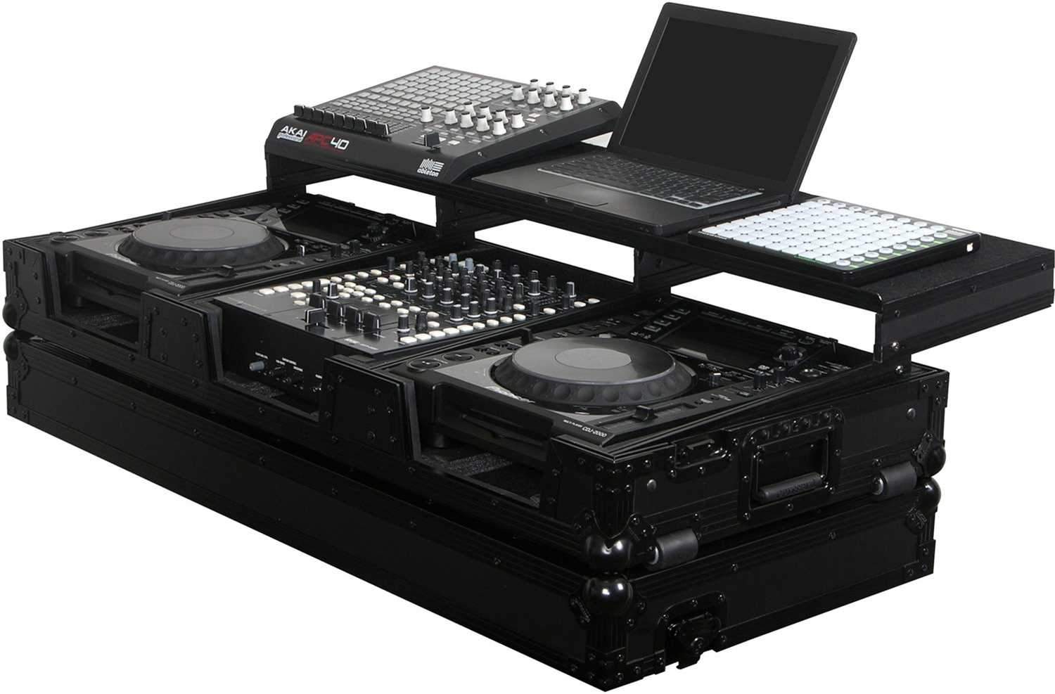 Odyssey FZGSP12CDJWB 2 Large CD/ 12 In Mixer Blk - ProSound and Stage Lighting