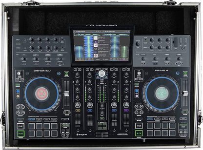 Odyssey FZGSPRIME4 Glide Case for Denon Prime 4 DJ Controller - ProSound and Stage Lighting