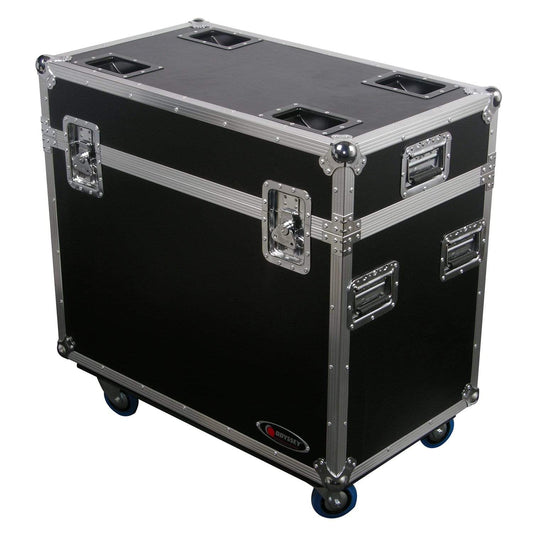 Odyssey Dual 250 Style Moving Head Light Case with Casters - ProSound and Stage Lighting