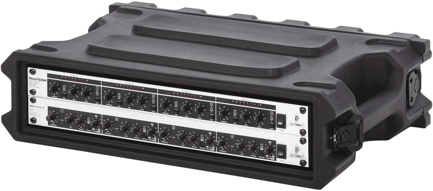 Gator G-PRO-2U-13 2U 13-Inch Deep Molded Audio Rack - ProSound and Stage Lighting