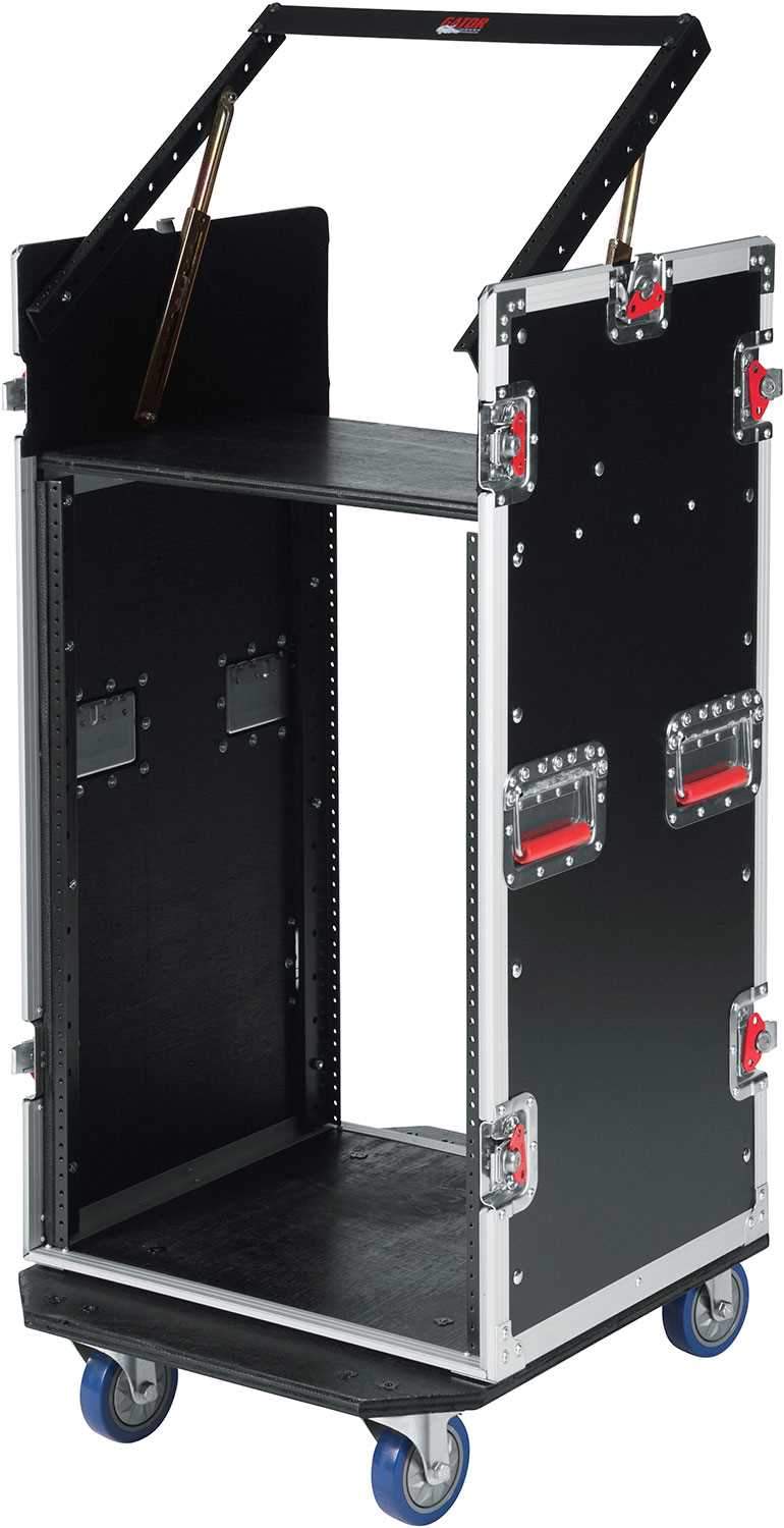 GAT0R GTOUR10X16PU ATA Pop-Up Console Rack Case - ProSound and Stage Lighting
