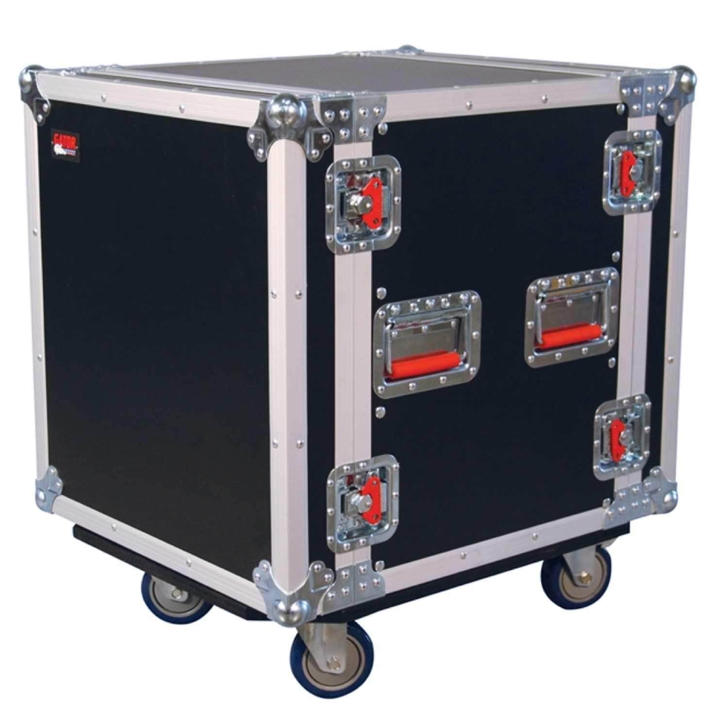 Gator GTOUR12UCAST 12 Space Rack Case with Casters - ProSound and Stage Lighting