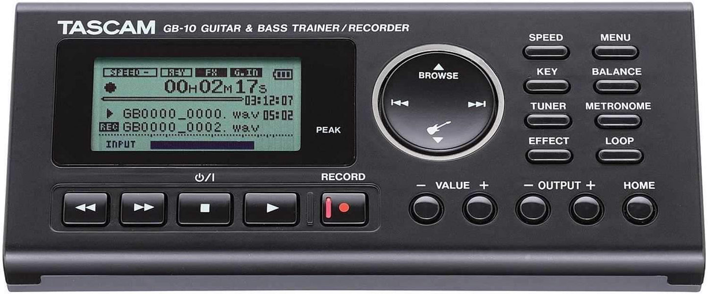 Tascam GB-10 Guitar/Bass Trainer/Recorder with FX - ProSound and Stage Lighting