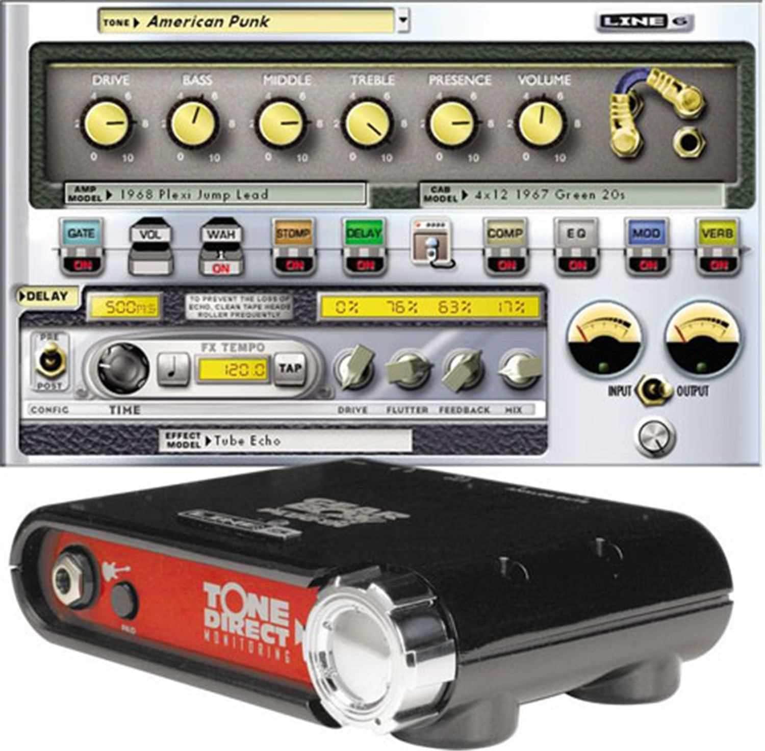 Line 6 GEARBOX Plug-In Gold USB Interface/Software - ProSound and Stage Lighting