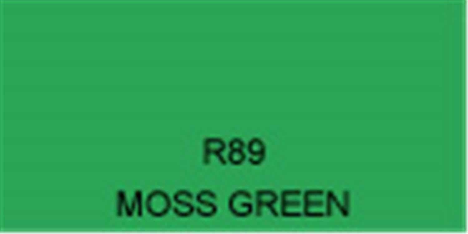 Rosco Roscolux Filter # 89: Moss Green - ProSound and Stage Lighting