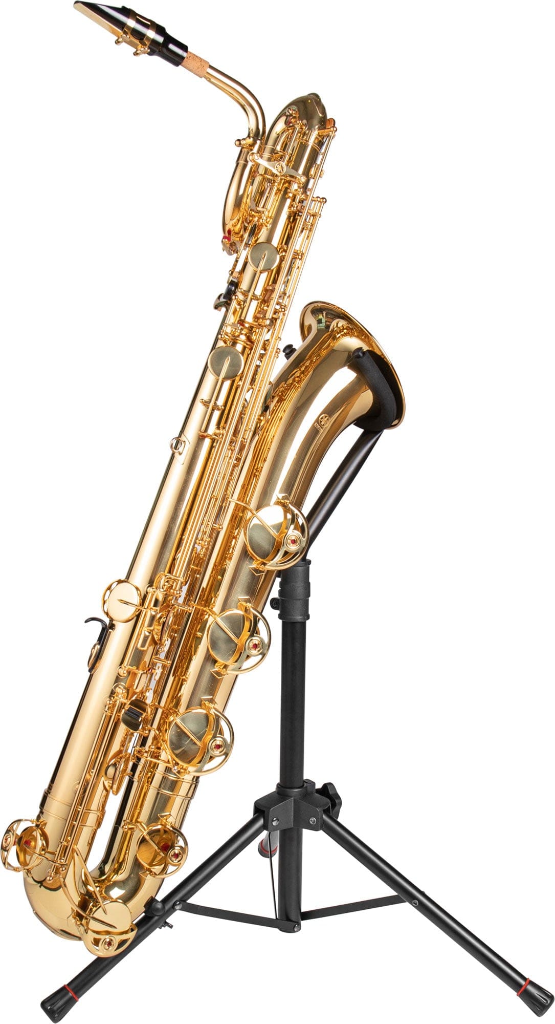 Gator GFW-BNO-SAXBARI Standard-Size Baritone Saxophone Tripod Stand - PSSL ProSound and Stage Lighting