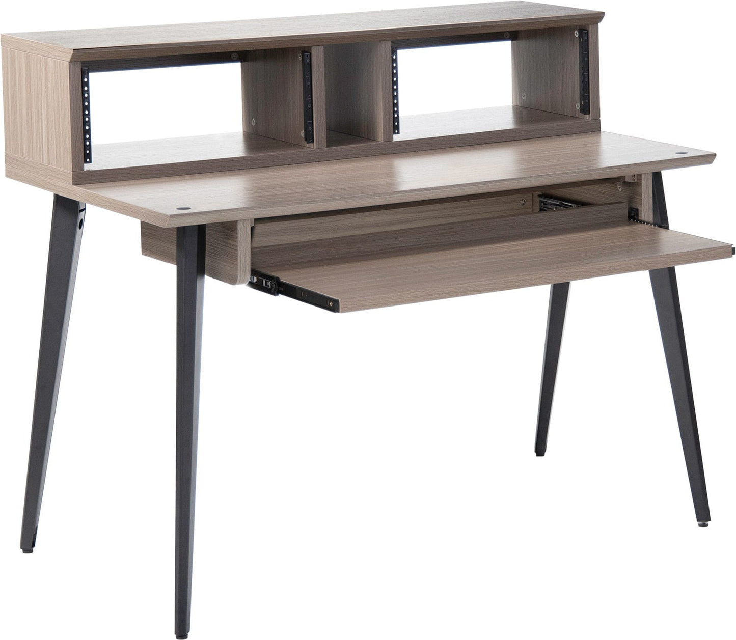 Gator GFW-ELITEDESK-G Elite Furniture Series Main Desk Driftwood Grey - PSSL ProSound and Stage Lighting