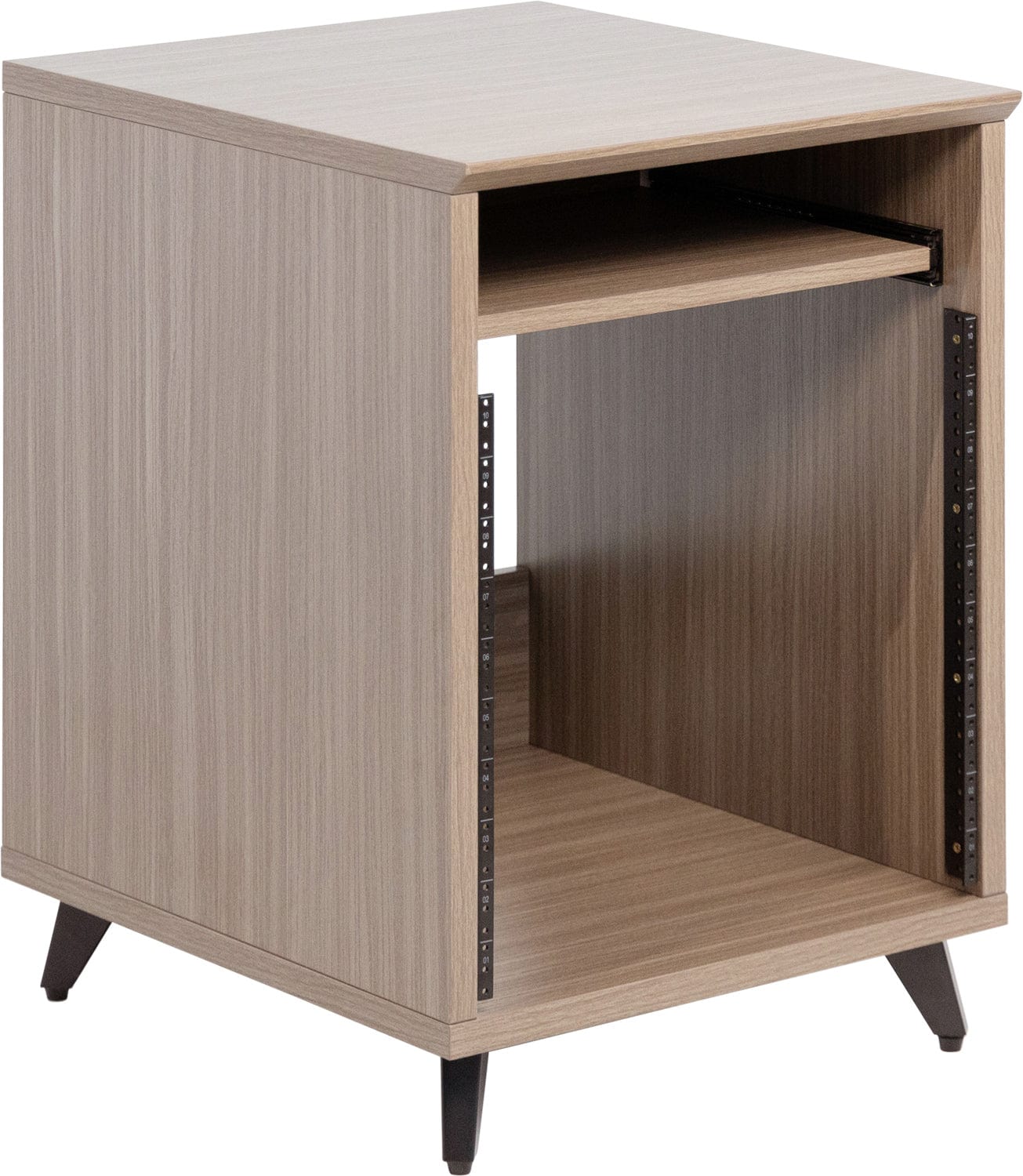 Gator GFW-ELITEDESKRK-G Elite Furniture 10U Rack Table Driftwood Grey - PSSL ProSound and Stage Lighting