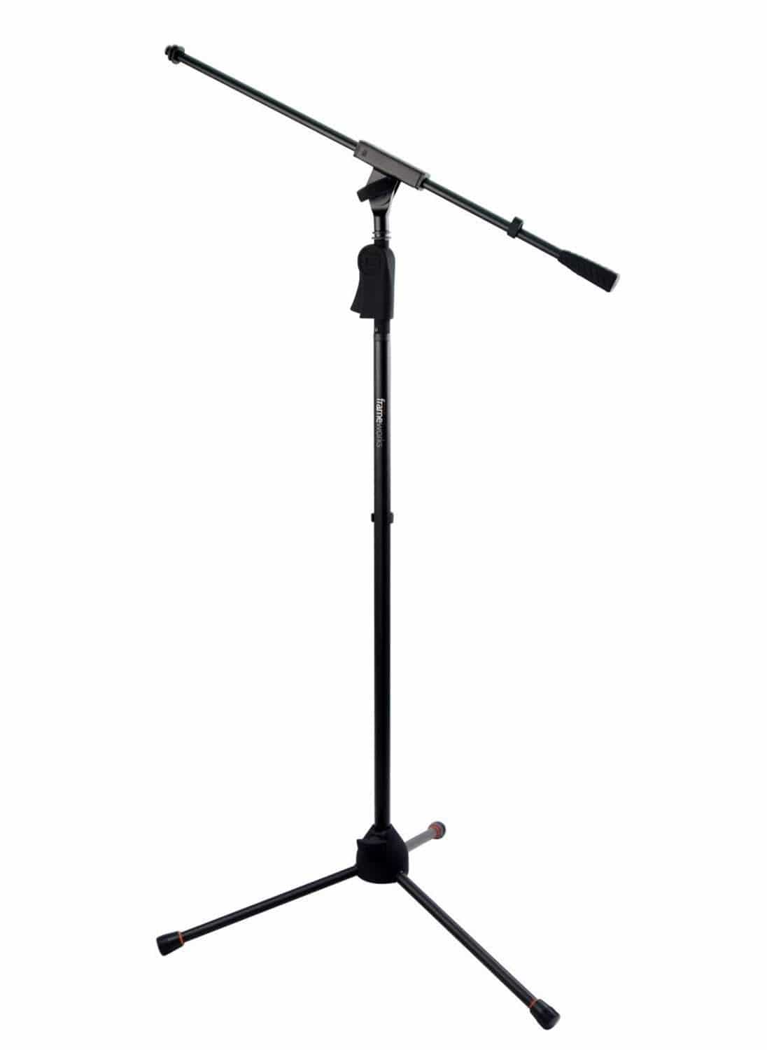 Gator GFWMIC2110 Mic Stand with Boom And Dlx Clutch - ProSound and Stage Lighting