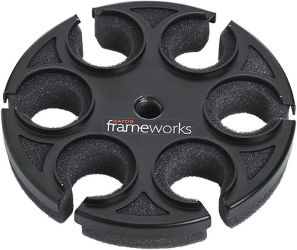 Gator Frameworks Multi Mic Stand Tray for 6 Mics - ProSound and Stage Lighting